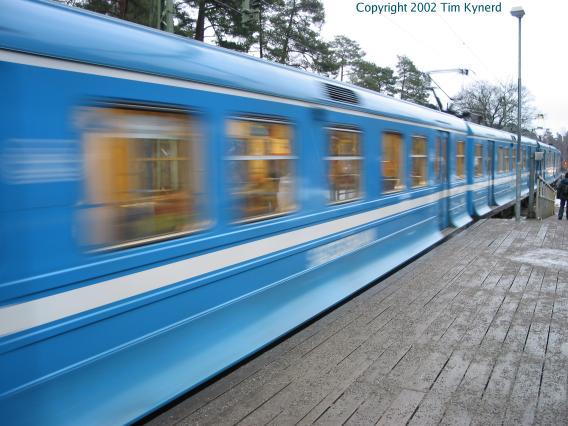 Igelboda, inbound train arriving