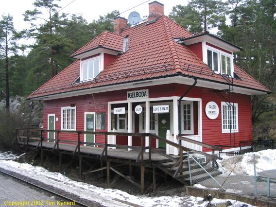Igelboda, station building