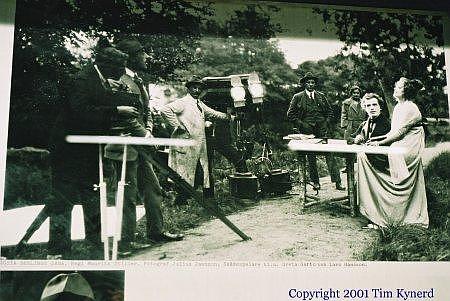 N&auml;ckrosen, photo from filming of "G&ouml;sta Berlings saga" with Greta Garbo