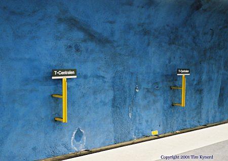 T-Centralen, Tub3, track wall