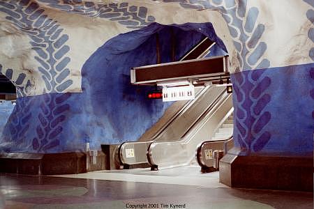 T-Centralen, Tub3, escalators to Tub1/Tub2