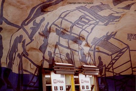 T-Centralen, Tub3, ceiling artwork