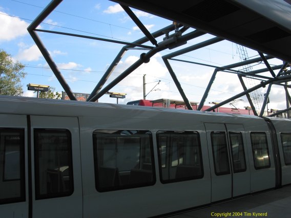 Vanl&oslash;se, detail of Metro train