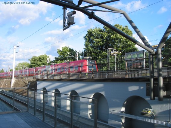 Vanl&oslash;se, S-tog departing