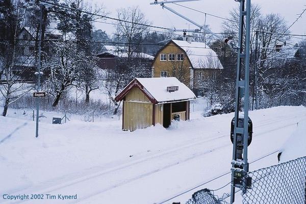 Baggeby, station building