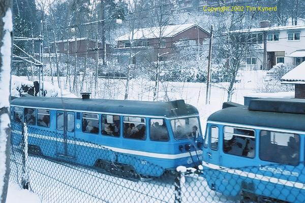 Baggeby, southbound train departing