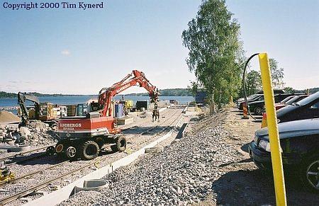 G&aring;shaga brygga under construction