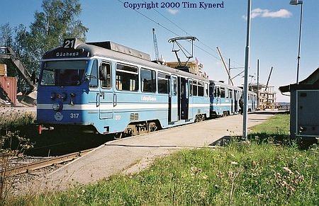 G&aring;shaga with train