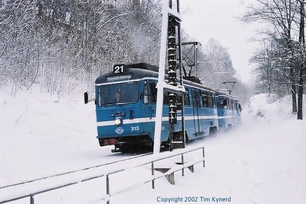 Herserudsbacken, southbound train