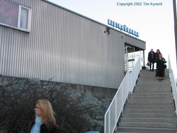 Ropsten, stairway to Liding&ouml;banan's waiting room