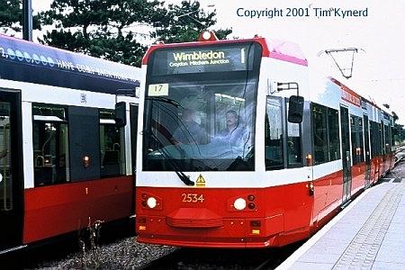 Arena, westbound tram