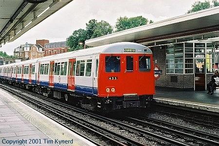 Harrow-on-the-Hill, westbound Met train