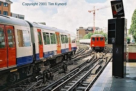 Harrow-on-the-Hill, two trains