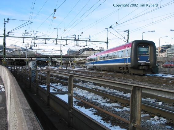 Centralbron, Kustpilen leaving Stockholm C