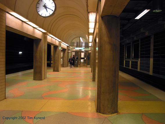 Stockholms s&ouml;dra, northbound platform