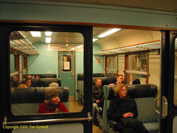 Stockholms s&ouml;dra, interior of a Danish car