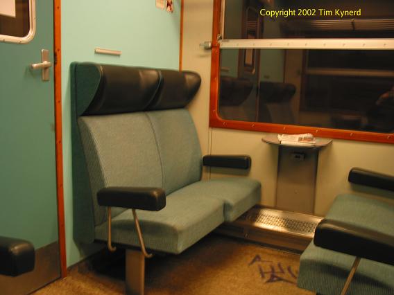 Stockholms s&ouml;dra, seating group in a Danish car