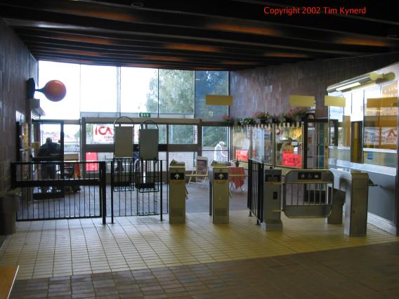 Axelsberg, ticket hall
