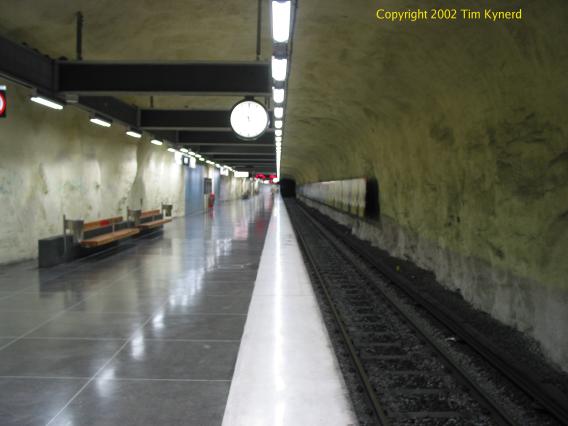 Husby, platform 1, looking south