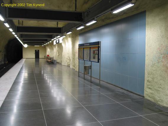 Husby, platform 1 again, looking north