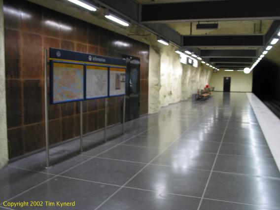 Husby, southbound platform, looking south
