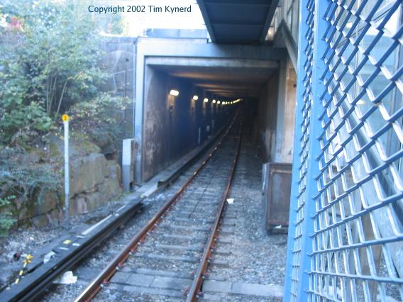 Islandstorget, northbound tunnel