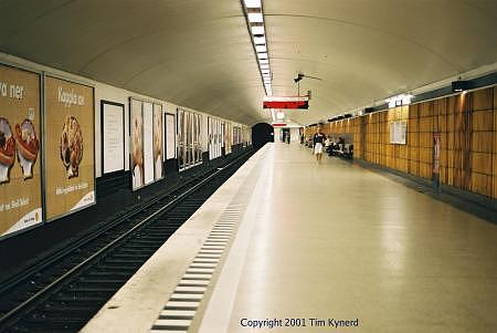 Mariatorget, northbound platform