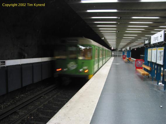 Masmo, northbound train departing