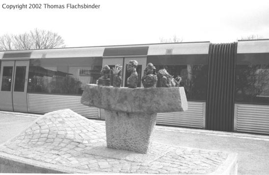 Sockenplan, southbound train, artwork